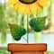 Glitzhome® 36" Welcome to the Garden Sunflower Yard Stake